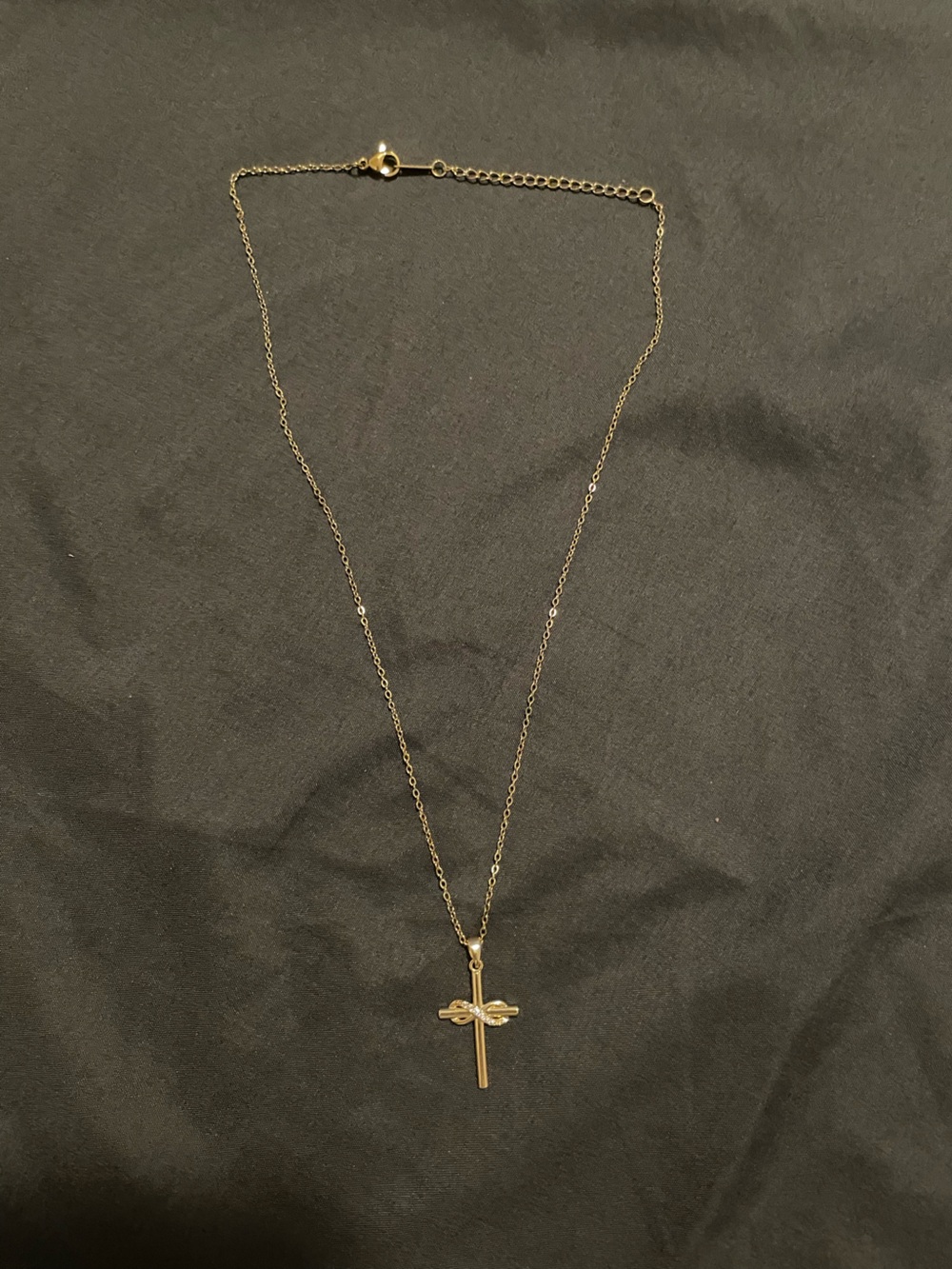 New - 14k gold plated stainless steel necklace
